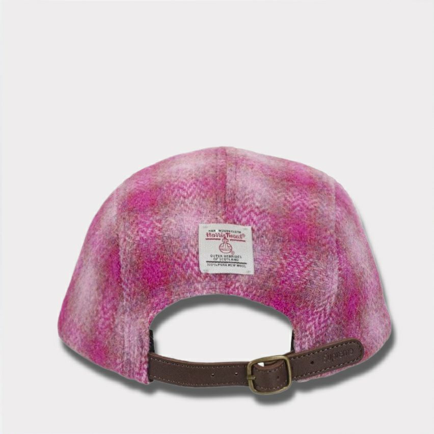  Supreme シュプリーム 2025AW Harris Tweed Camp Cap ハリスツイード キャンプキャップ ピンク1