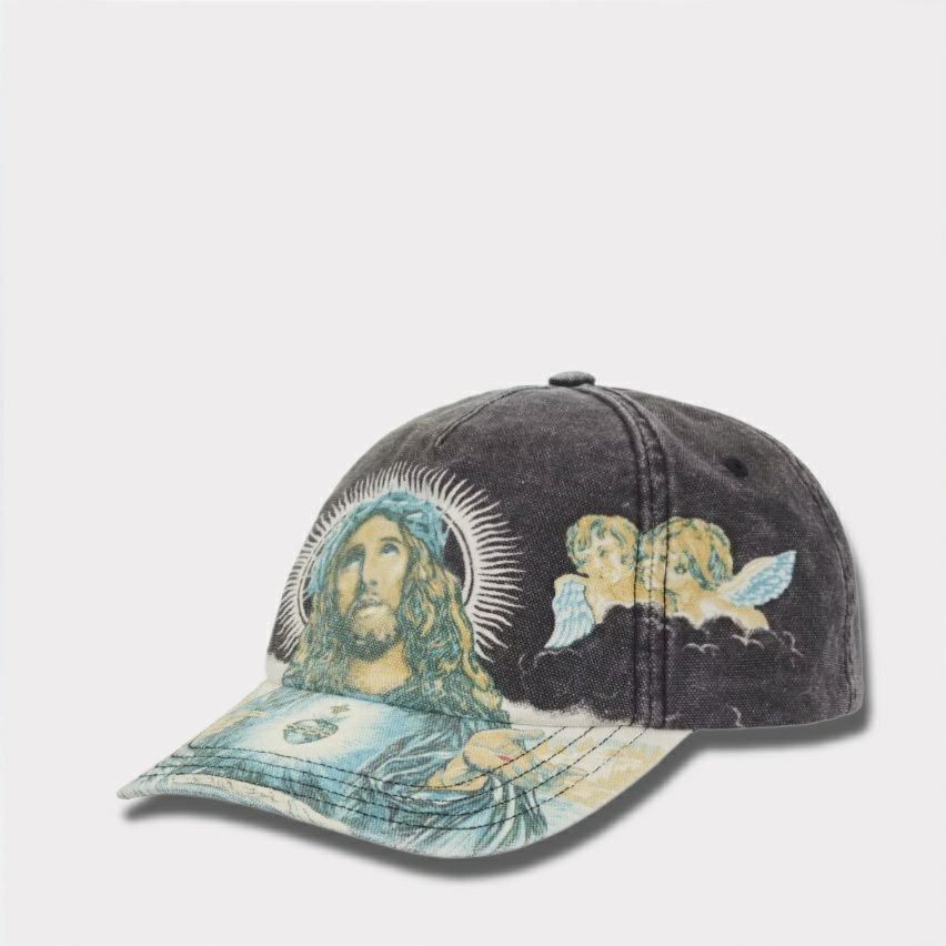 Supreme シュプリーム 2025AW　Jesus 5-Panel Cap ジーザス 5パネル キャップ ブラック