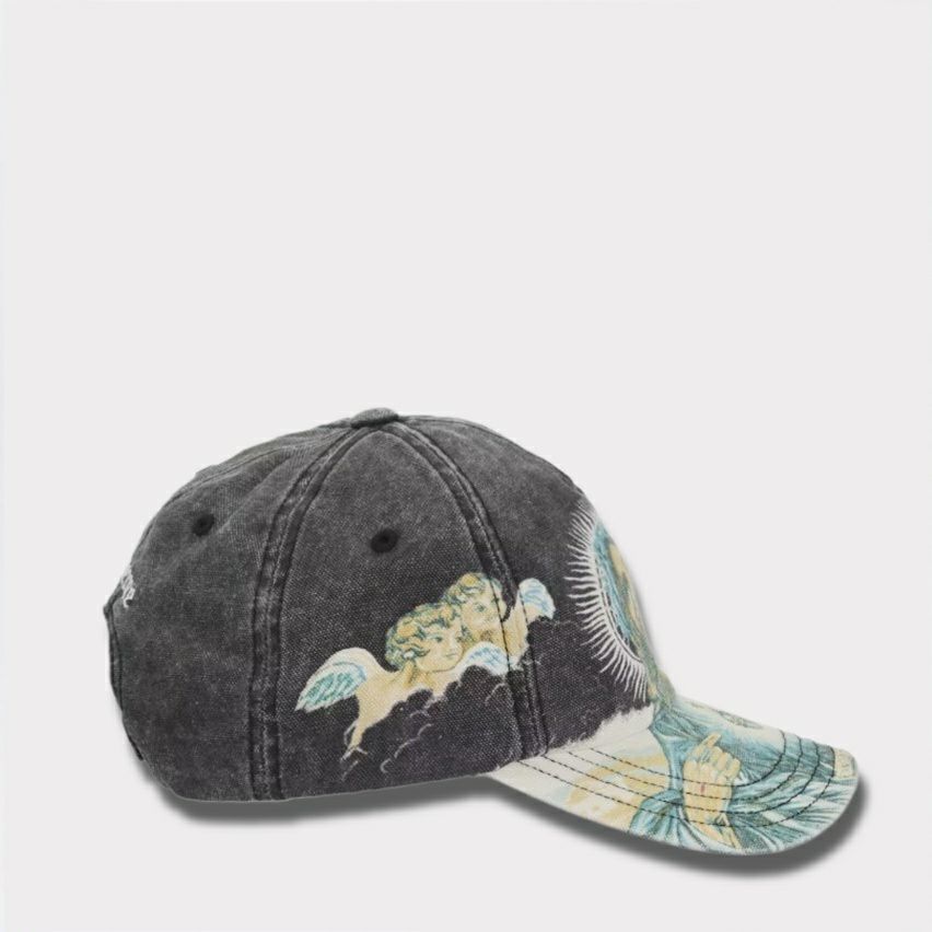 Supreme シュプリーム 2025AW　Jesus 5-Panel Cap ジーザス 5パネル キャップ ブラック1