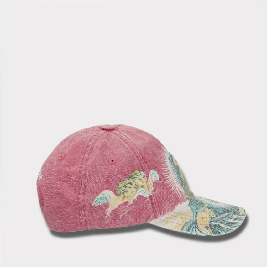  Supreme シュプリーム 2025AW Jesus 5-Panel Cap ジーザス 5パネル キャップ ライトレッド1