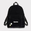 【最終値下げ】Supreme Velvet Backpack ブラック バッジ付 Supreme シュプリーム 2025AW Velvet Backpack ベルベット バック