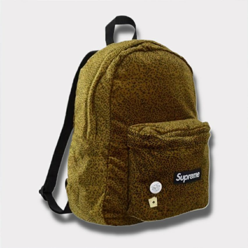  Supreme シュプリーム 2025AW Velvet Backpack ベルベット バックパック タンレオパード1