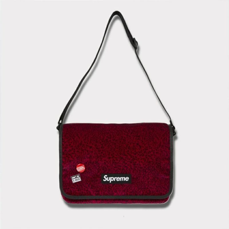 Supreme シュプリーム 2025AW Velvet Small Messenger Bag ベルベット