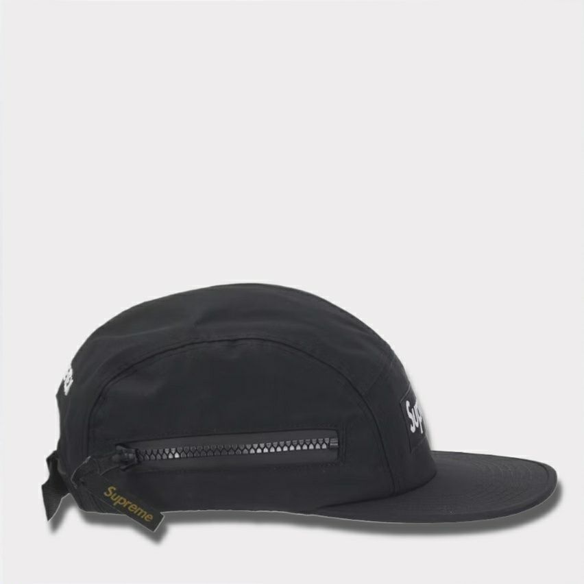 Supreme シュプリーム 2025AW GORE-TEX Zip Pocket Camp Cap ゴアテックス ジップ ポケット キャンプ キャップ ブラック1