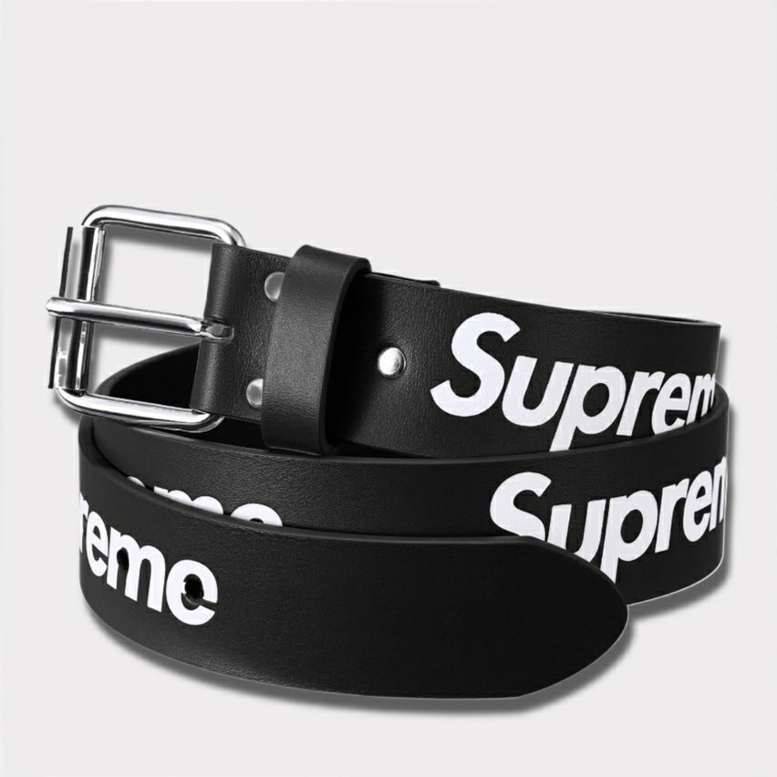 Supreme シュプリーム 2025AW Repeat Leather Belt リピート レザー ベルト ブラック