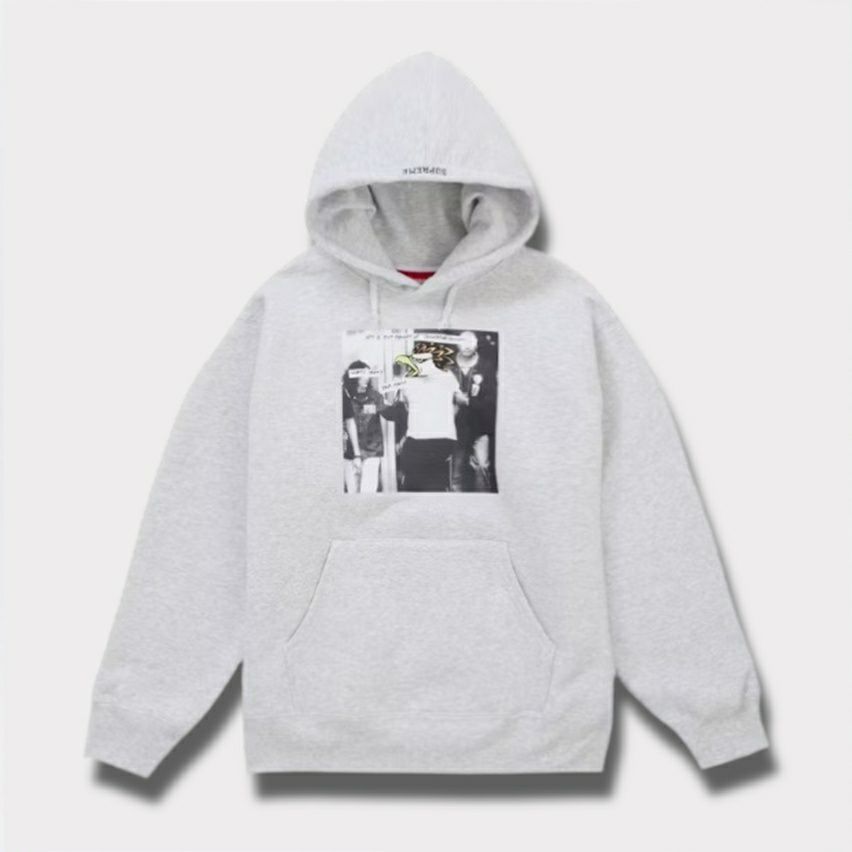  Supreme シュプリーム 2025AW ANTIHERO Hooded Sweatshirt アンタイヒーロー フード パーカー アッシュグレー