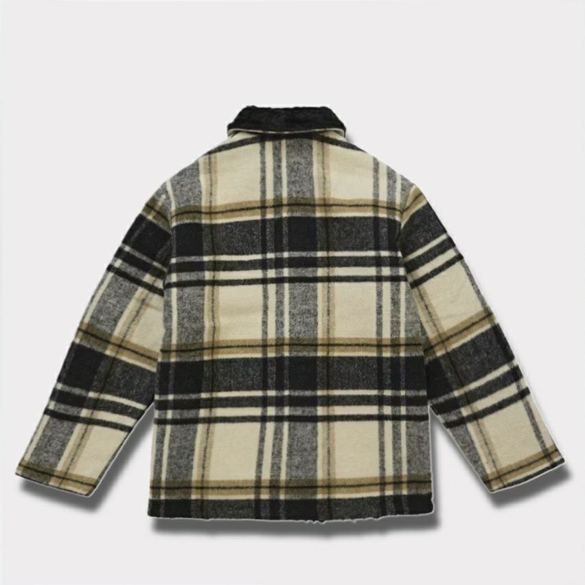 Supreme シュプリーム 2025AW Plaid Car Coat プレイドカーコート クリーム1