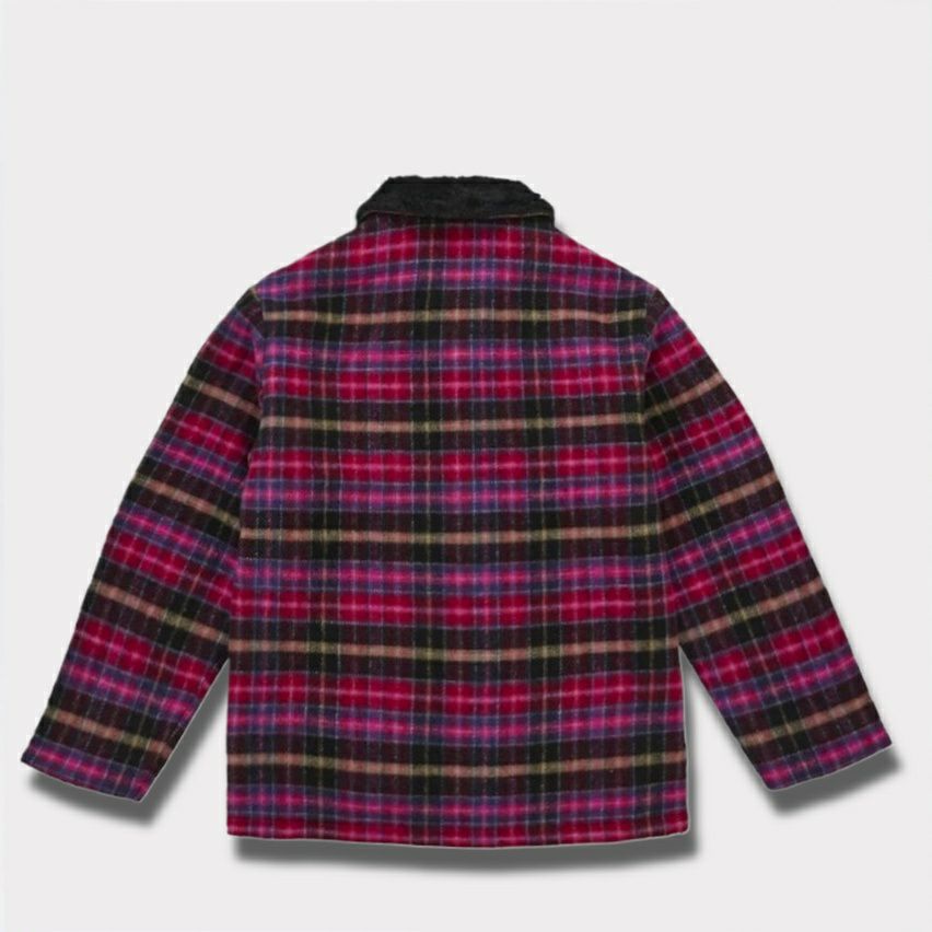  Supreme シュプリーム 2025AW Plaid Car Coat プレイドカーコート ピンク1