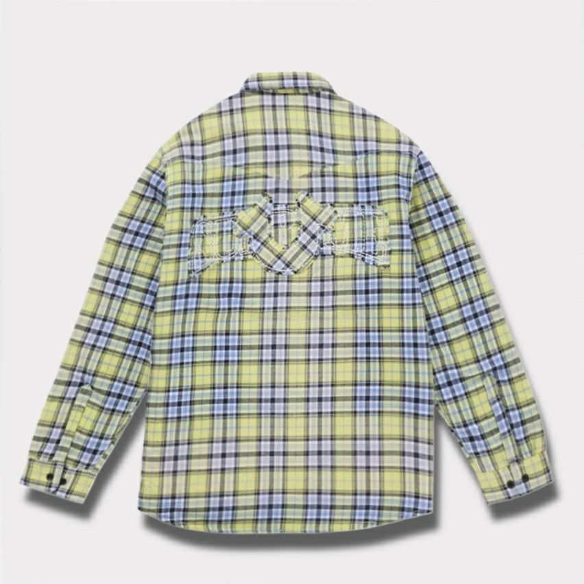  Supreme シュプリーム 2025AW True Religion Quilted Lined Plaid Flannel Shirt トゥルーリリジョン キルティング ラインド チェック フランネル シャツ　イエロー1