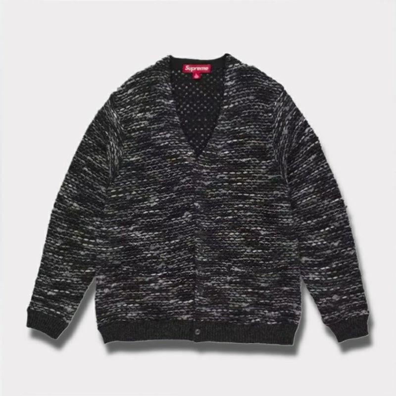 Supreme シュプリーム 2025AW Textured Cardigan テクスチャード カーディガン ブラック