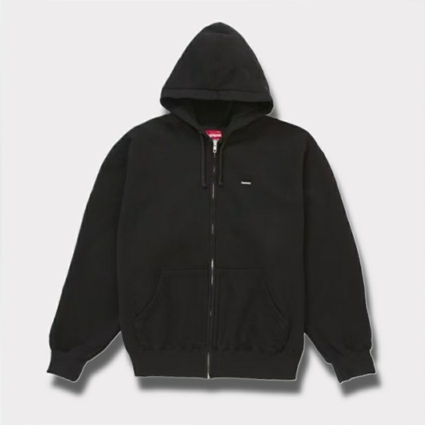 Supreme シュプリーム 2025AW Small Box Zip Up Hooded Sweatshirt　スモール ボックス ジップ アップ フード パーカー ブラック