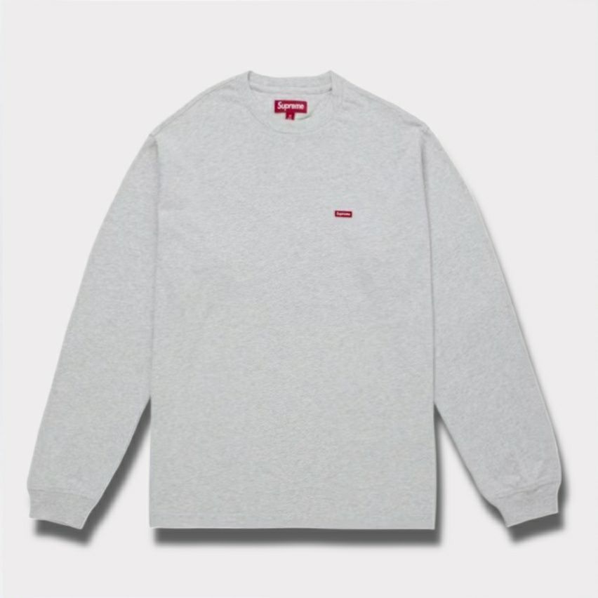 Supreme シュプリーム 2025AW Small Box L/S Tee スモール ボックス ロングスリーブ Tシャツ アッシュグレー