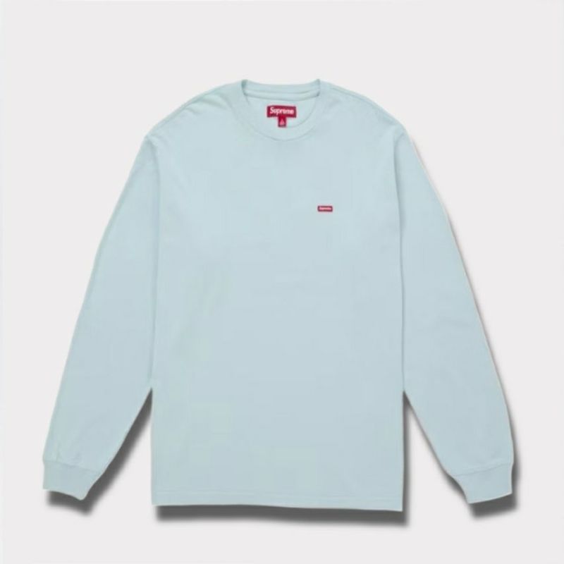 Supreme シュプリーム 2025AW Small Box L/S Tee スモール ボックス ロングスリーブ Tシャツ ライトブルー