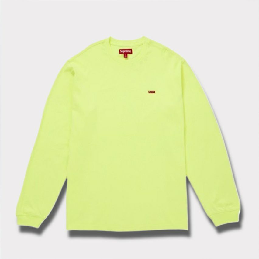 Supreme シュプリーム 2025AW Small Box L/S Tee スモール ボックス ロングスリーブ Tシャツ フルオレセントイエロー