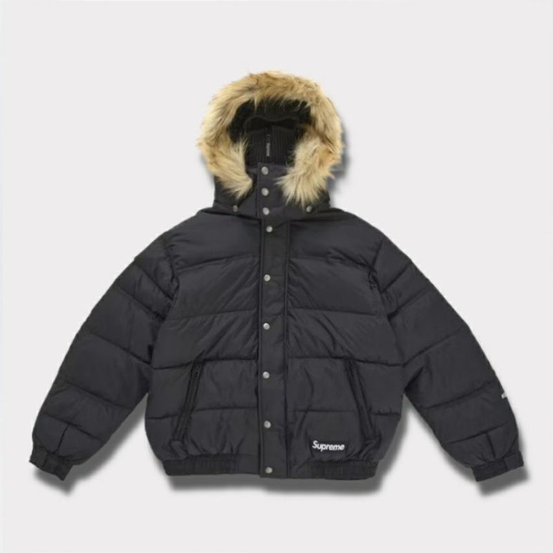  Supreme シュプリーム 2025AW Facemask 700-Fill Down Puffer Jacket フェイスマスク 700フィル ダウン パファー ジャケット ブラック