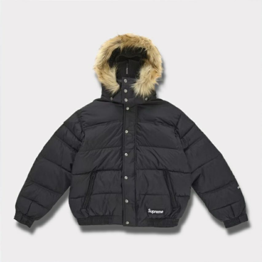  Supreme シュプリーム 2025AW Facemask 700-Fill Down Puffer Jacket フェイスマスク 700フィル ダウン パファー ジャケット ブラック