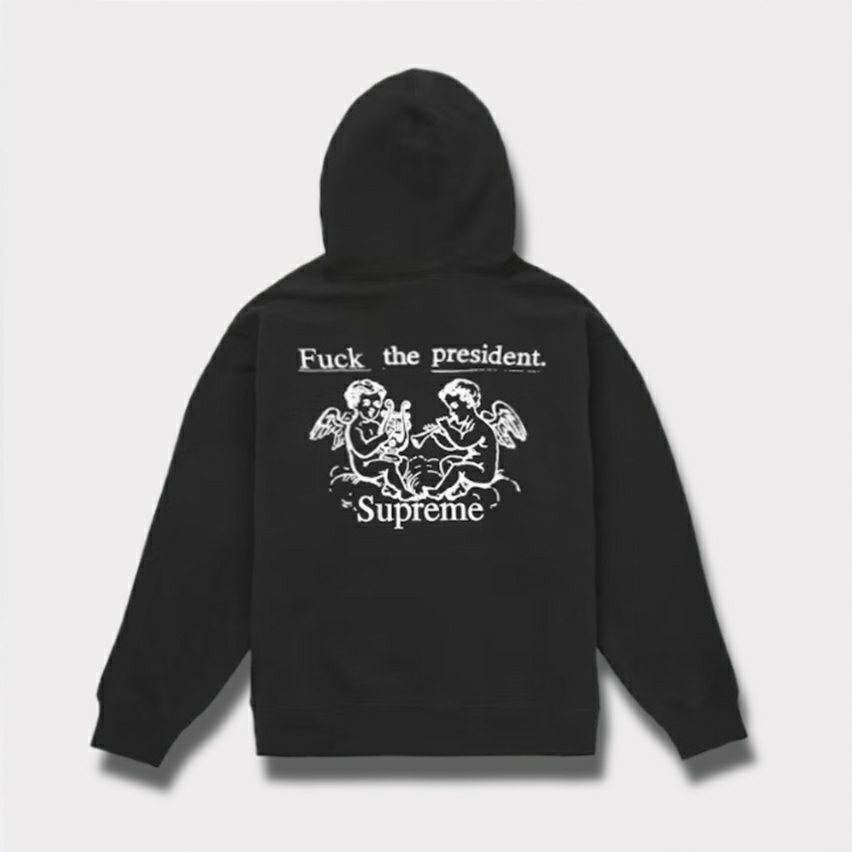 Supreme シュプリーム 2025AW President Hooded Sweatshirt プレジデント フード パーカー ブラック