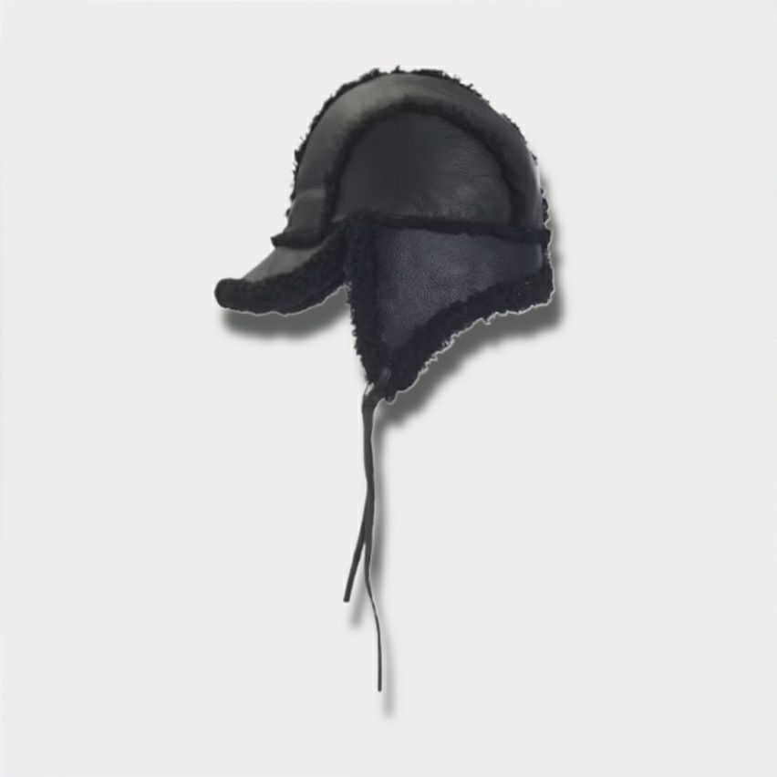  Supreme シュプリーム 2025AW Shearling Lined Earflap Cap　シアリング ラインド イヤーフラップ キャップ　ブラック1