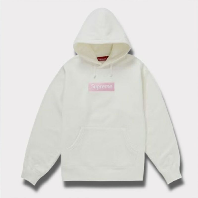 Supreme シュプリーム 2025AW Box Logo Hooded Sweatshirt ボックスロゴフードパーカー ホワイト