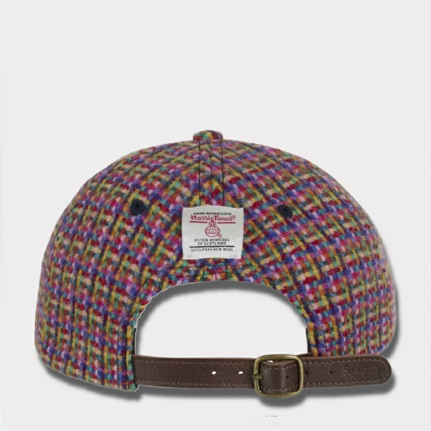 Supreme シュプリーム 2025AW Harris Tweed 6-Panel Cap ハリスツイード 6パネルキャップ レッド1