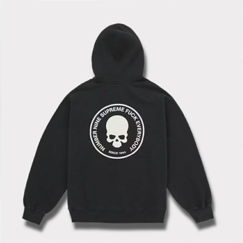 Supreme シュプリーム 2025AW Number (N)ine Hooded Sweatshirt ナンバーナイン フードパーカー ブラック