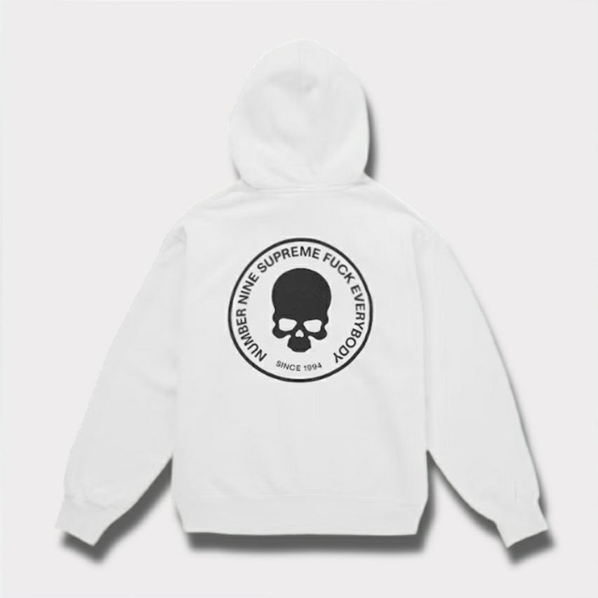 Supreme シュプリーム 2025AW Number (N)ine Hooded Sweatshirt ナンバーナイン フードパーカー ホワイト