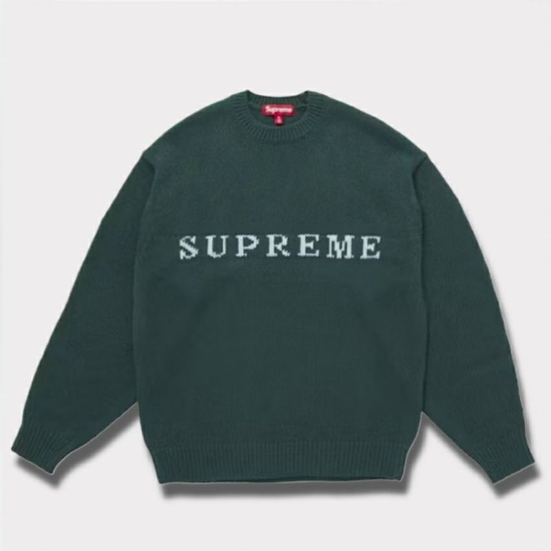 Supreme シュプリーム 2025AW Contrast Logo Sweater コントラストロゴセーター パイン