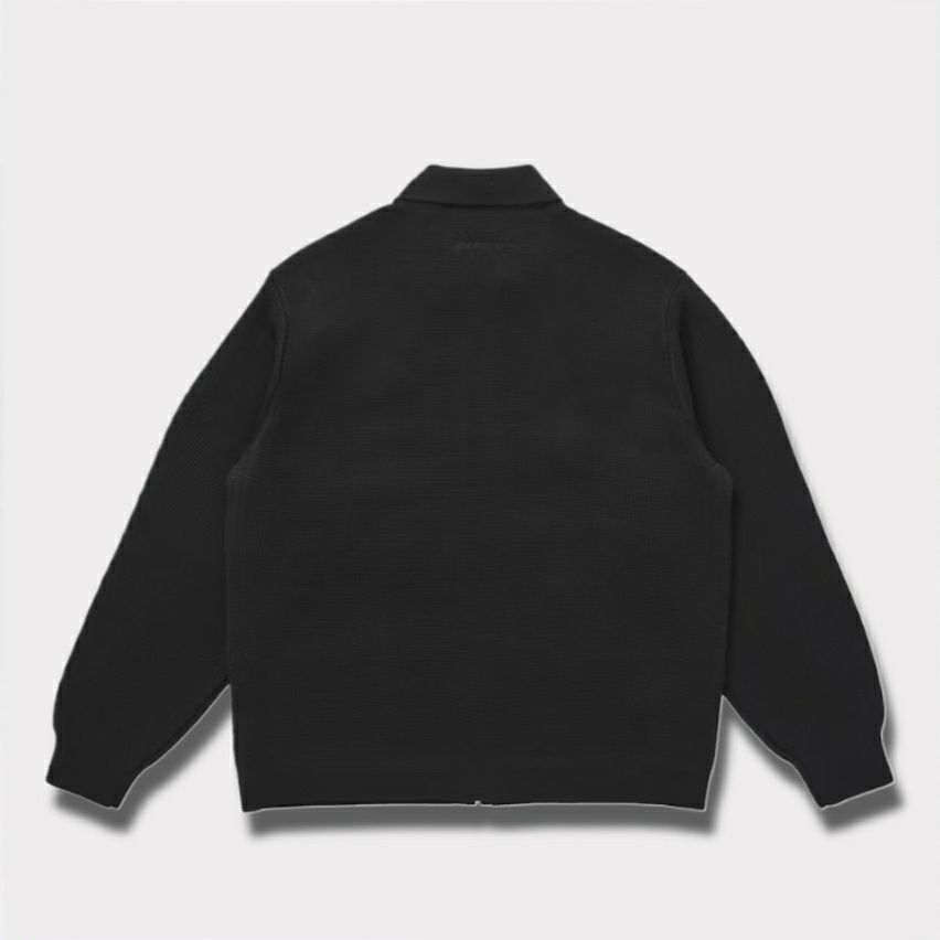 Supreme シュプリーム 2025AW Studded Suede Zip Up Cardigan　スタッズスエードジップアップカーディガン　ブラック1