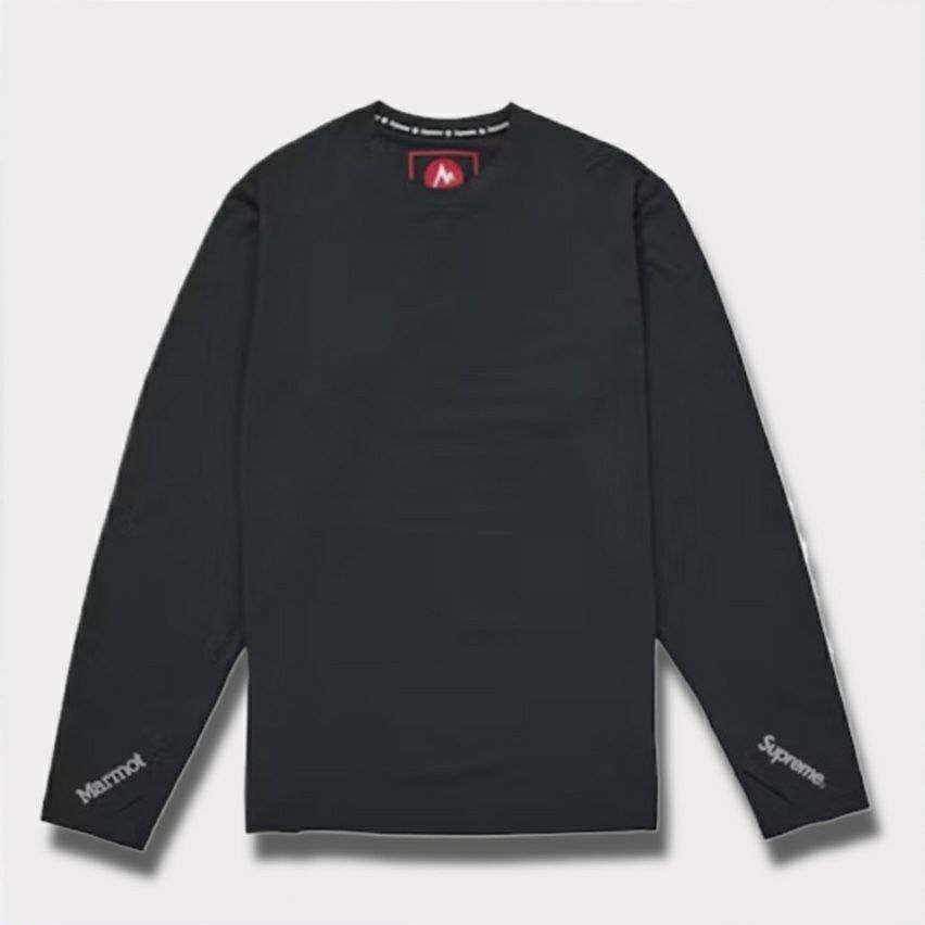 Supreme シュプリーム 2025AW Marmot Base Layer L/S Top マーモット ベースレイヤーロングスリーブトップTシャツ ブラック