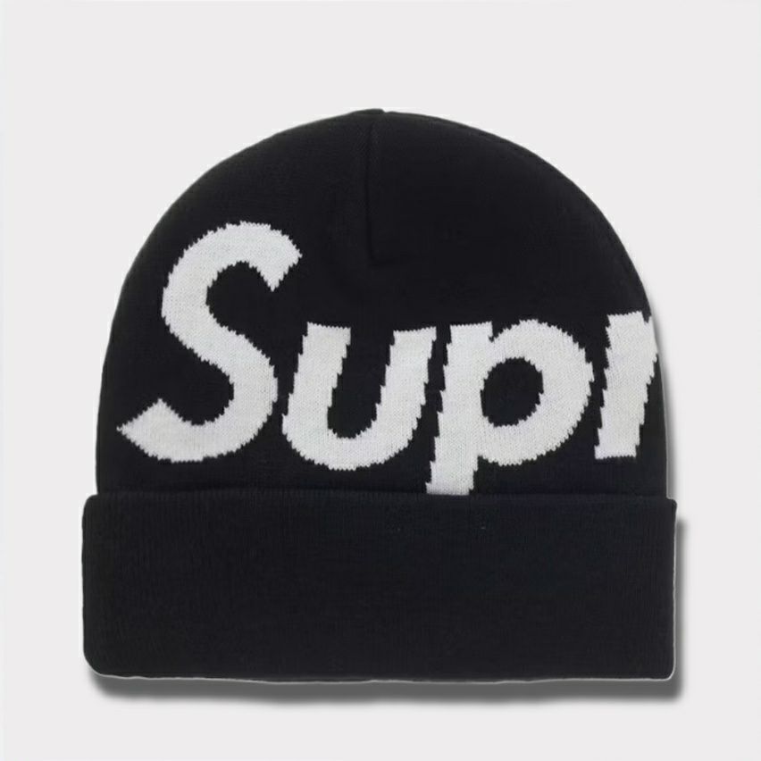 Supreme シュプリーム 2025AW Big Logo Beanie ビッグロゴビーニー ブラック