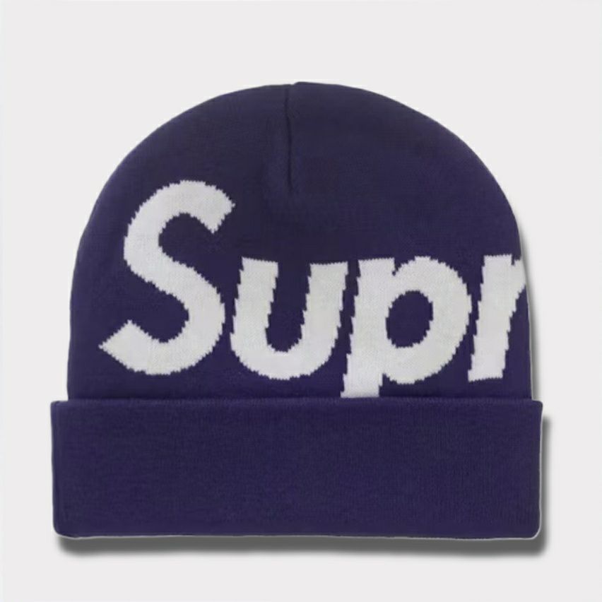 Supreme シュプリーム 2025AW Big Logo Beanie ビッグロゴビーニー パープル