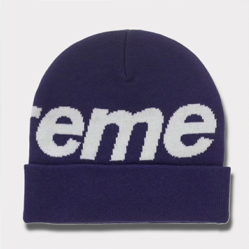  Supreme シュプリーム 2025AW Big Logo Beanie ビッグロゴビーニー パープル1
