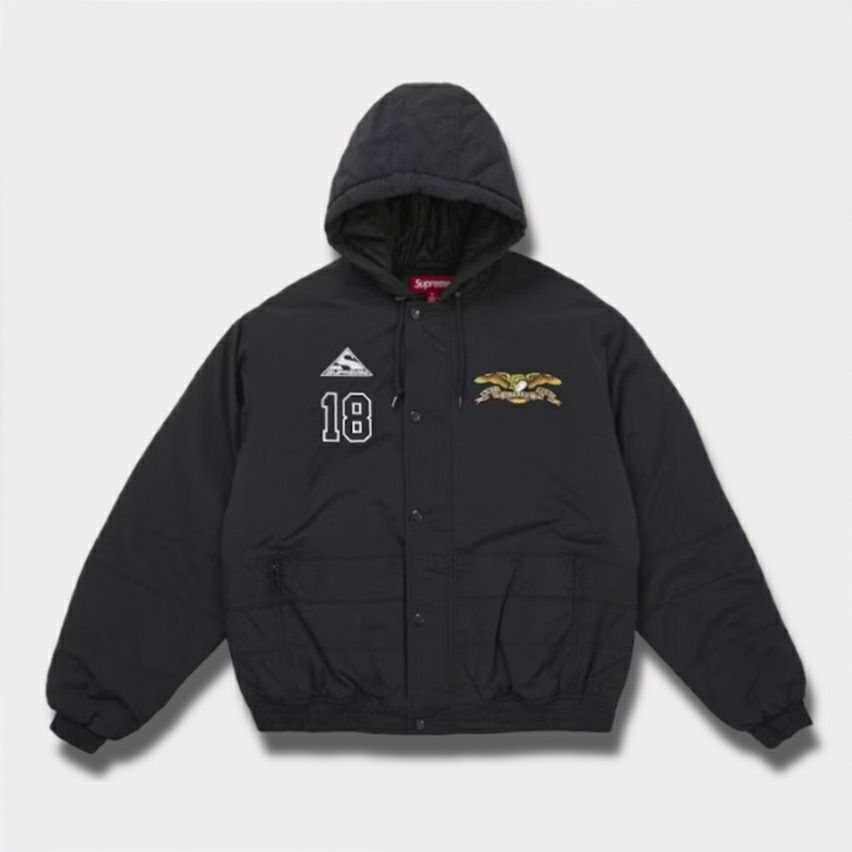 Supreme シュプリーム 2025AW ANTIHERO Stadium Jacket　アンタイヒーロー スタジアム ジャケット ブラック