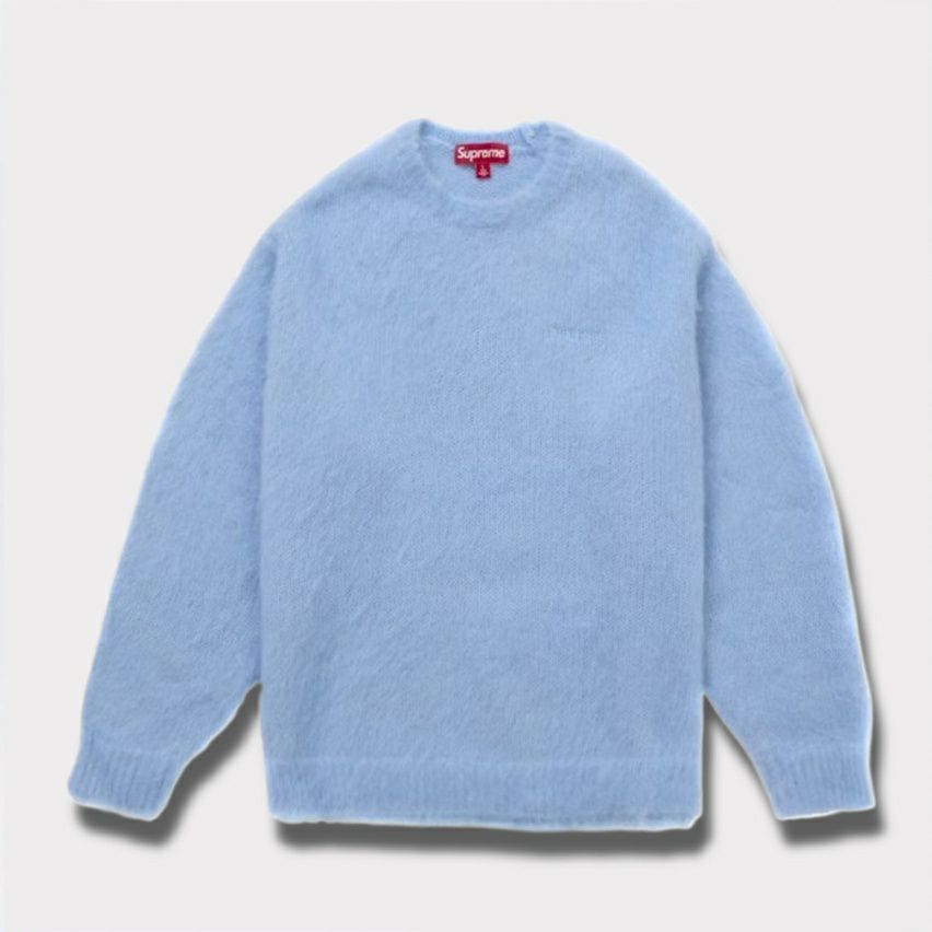 Supreme シュプリーム 2025AW Brushed Mohair Sweater ブラッシュド モヘア セーター ライトブルー